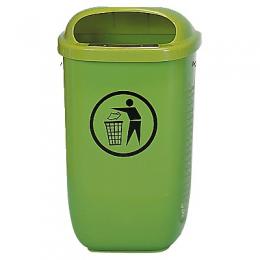 Abfallkorb nach DIN, Grün, Standard