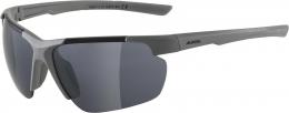 Alpina Defey HR Sportbrille (321 moon/grey matt, Ceramic mirror, Scheibe: black mirror (S3))