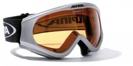 Alpina Driber Skibrille (321 silber, Scheibe: SINGLEFLEX)