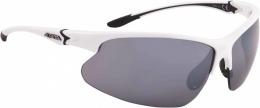 Alpina Dribs 3.0 Sportbrille (310 white/black, Scheibe: black mirror (S3))