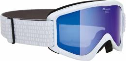 Alpina Smash 2.0 Multimirror Skibrille (812 weiß, Scheibe: MIRROR blue (S3))
