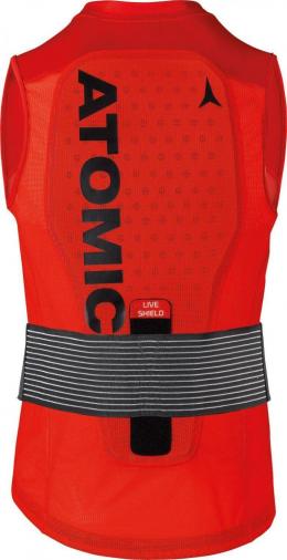 Atomic Live Shield Vest Men Protektor (M, Körpergröße 170 bis 180 cm, red)