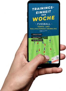 Download (KW 3) - Tempo- und ballhaltendes Dribbling (Fußball)