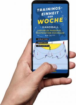 Download (KW 30) - Variables Passspiel - Kooperation Rückraum (Handball)