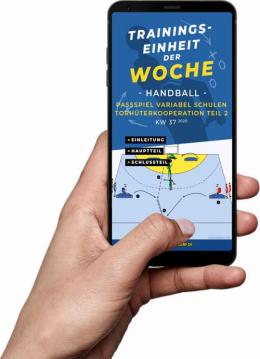 Download (KW 37) - Variables Passspiel - Torhüter Kooperation Teil 2 (Handball)