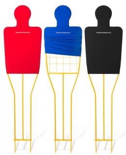 Freistoss-Trainingsdummy (Gitter) inkl. Dummy-Shirt - 3 Farben