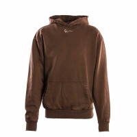 Herren Hoody - Small Signatur OS Heavy - Washed Brown