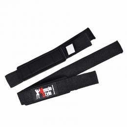 MuscleStyle Lifting Straps Zughilfe 1 Paar Rot