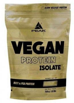 PEAK Vegan Protein Isolate, 750g Angebot kostenlos vergleichen bei topsport24.com.