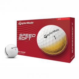 TaylorMade Speedsoft Golfball 12 Bälle weiß