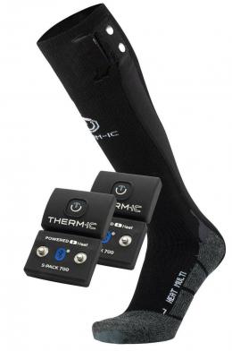 Therm-ic PowerSock Set Heat Multi + SPack 700 Bluetooth (42.0 - 44.0, schwarz/grau)