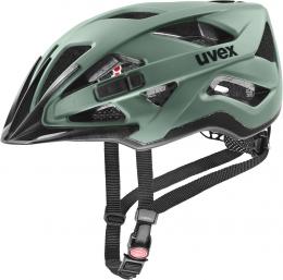 uvex City Active cc Fahrradhelm (52-57 cm, 15 moss green/black matt)