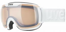 uvex Downhill 2000 small Variomatic Skibrille (1030 white, mirror silver/variomatic clear (S1-S3))