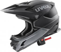 uvex HLMT 10 Fullface Helm (60-62 cm, 06 black/grey matt)