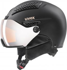 uvex HLMT 600 Visor WE Glamour Skihelm (55-57 cm, 60 black mat)