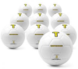 10er Set - Fußball Trainingsball, Leichtball (Gr. 3)