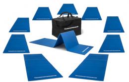 10er Set Gymnastikmatten (190x60x0,8 cm) outdoor - faltbar