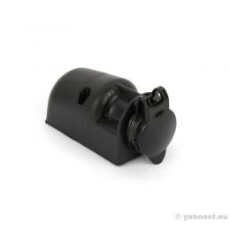 12 Volt Aufbausteckdose klein mit Deckel