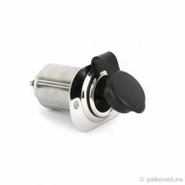 12 Volt Einbausteckdose Edelstahl