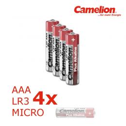 4 x Batterie Micro AAA LR3 1,5V PLUS Alkaline - Leistung auf Dauer ...