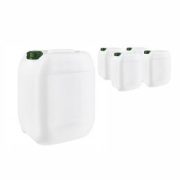 5 Kanister - 10 Liter Camping Outdoor Wasserkanister mit Schraubverschluss