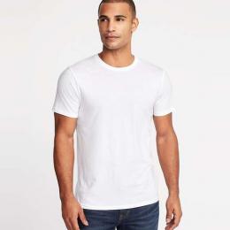 5er Set Herren T-Shirt (Rundhals) - Farbe: Weiß