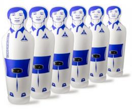 6er Set Trainingsdummy TEAMI (200 cm) - aufblasbar
