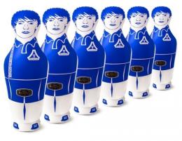 6er Set Trainingsdummy TEAMI junior (160 cm) - aufblasbar