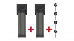 Abus Bordo 6000/90 Twin Set BLACK