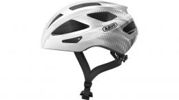Abus Macator Rennradhelm Unisex WHITE SILVER S 51-55