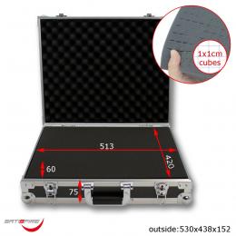 ACC-2 Universal Transportkoffer - Flightcase mit Würfelschaumstoff ...