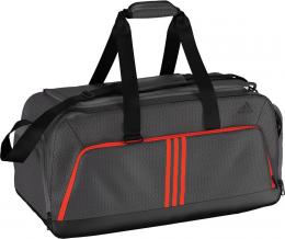 adidas 3 Stripes Essentials Teambag M Sporttasche (sharp grey f11/infrared/infrared)