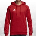 adidas Core 18 Hoody rot/weiss Größe L