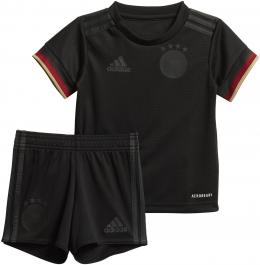 adidas DFB Baby Kit Auswärtsausrüstung EM 2020/2021 (80, black)