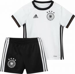 adidas DFB Home Baby Kit Set EM 2016 (74, white/black)