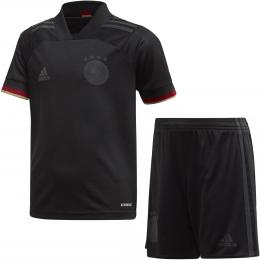 adidas DFB Mini Kit Auswärtsausrüstung EM 2020/2021 (92, black)