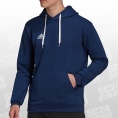 adidas Entrada 22 Hoody blau/weiss Größe M