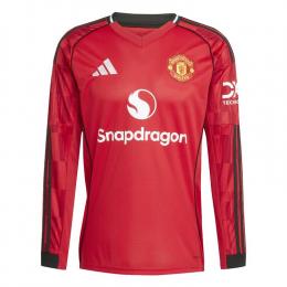     adidas Manchester United Long Sleeve Heim Trikot 25/26
  