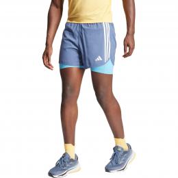 adidas Own the Run 3-Streifen 2-in-1 Shorts | IK4980