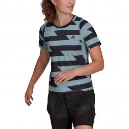 adidas RUN FAST Allover Print Tee Lady | HB9267