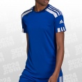 adidas Squadra 21 Jersey Short Sleeve Women blau/weiss Größe M