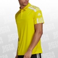 adidas Squadra 21 Polo Shirt gelb/weiss Größe S