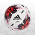 adidas Team Match Ball weiss/rot Größe 5