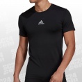 adidas Techfit Compression SS Tee schwarz/weiss Größe XXL