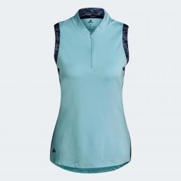 Adidas Ultimate365 Sleeveless Poloshirt Damen | hazy sky S