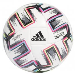 adidas Uniforia Competition Trainingsball EM 2020 (5, white/black/signal green/bright cyan)