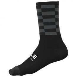 ALÉ Checker Winterradsocken, für Herren, Größe M, Rennrad Socken, Radsportbeklei