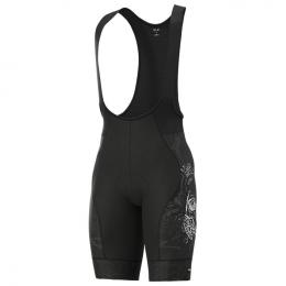 ALÉ kurze Trägerhose Skull, für Herren, Größe L, Fahrradhose, Radbekleidung