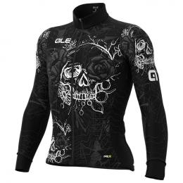 ALÉ Skull Langarmtrikot, für Herren, Größe L, Radtrikot, Fahrradbekleidung