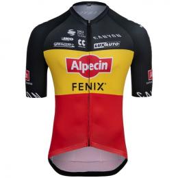 ALPECIN-FENIX Belgischer Meister 2021 Kurzarmtrikot, für Herren, Größe XL, Rennr